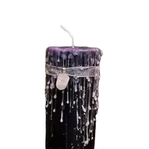 velón de cuarzo rosa