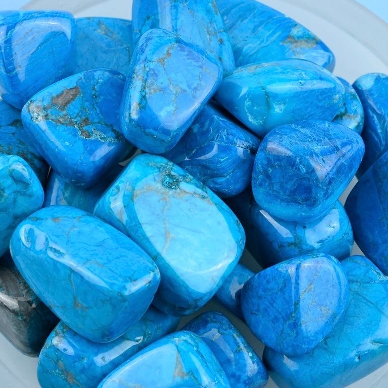 cuarzo howlita azul grande canto rodado cuarzo howlita azul grande canto rodado