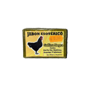 jabón esotérico gallina negra