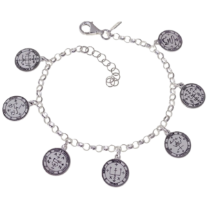 pulsera 7 símbolos arcángeles