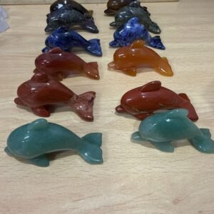 delfín piedra natural