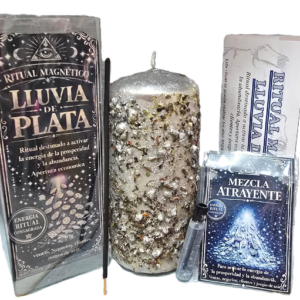 velón lluvia de plata