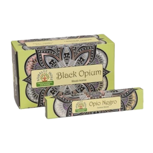 incienso namaste india black opium