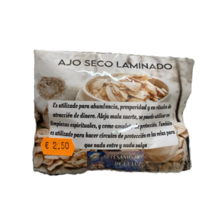 ajo seco laminado