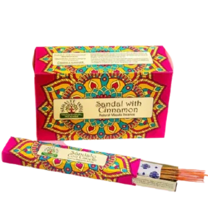 incienso namaste india sándalo con canela