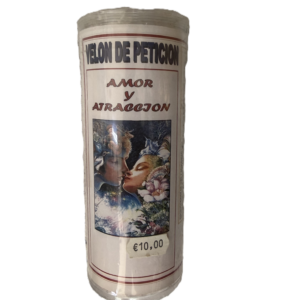 velón amor y atracción.