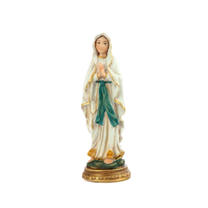 figurita virgen lourdes