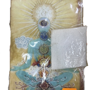 libreta papel reciclado chakras cuerpo