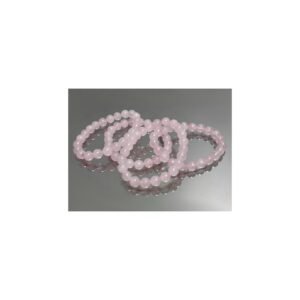 pulsera cuarzo rosa 4mm