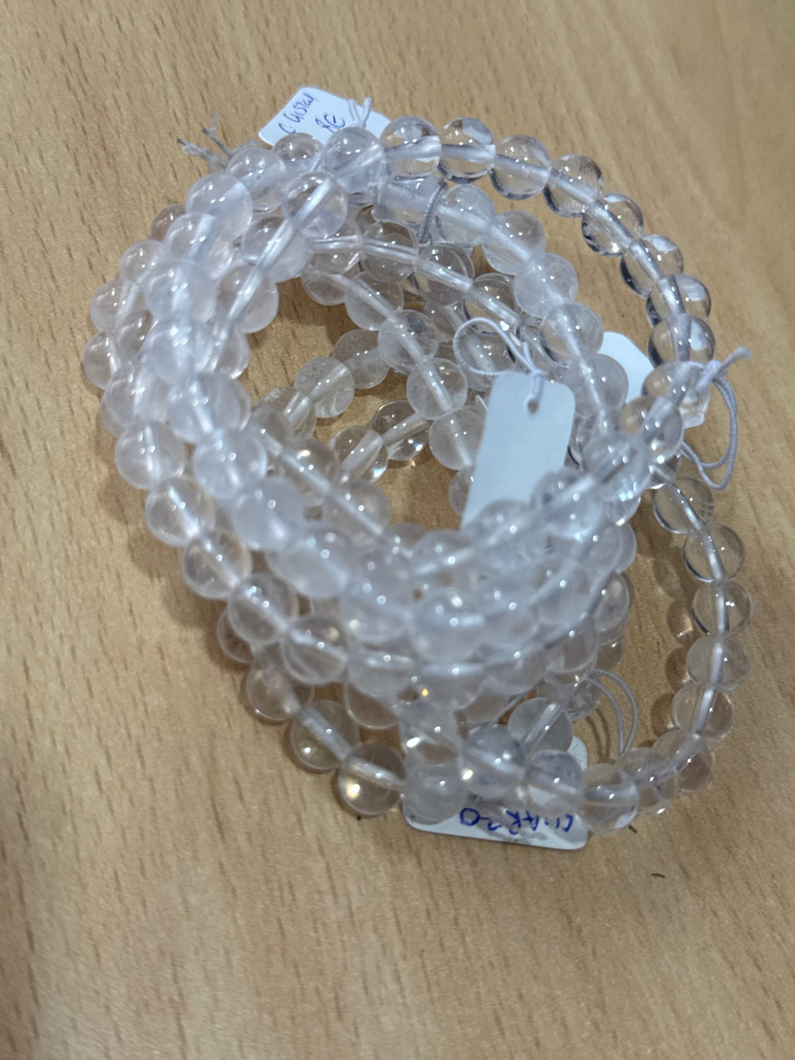 pulsera cuarzo cristal 8mm pulsera cuarzo cristal 8mm