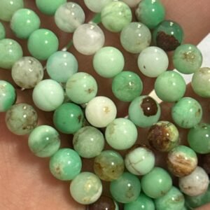 pulsera crisoprasa 8mm