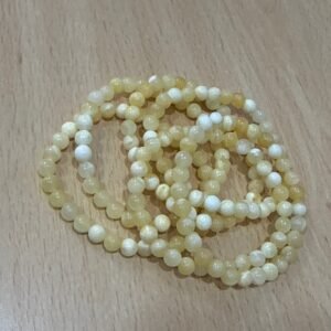 pulsera calcita amarilla 6mm