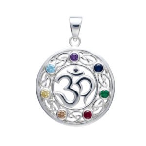 colgante om chakras 