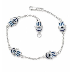pulsera ojo turco mano de fatima